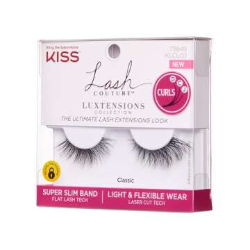 KISS Lash Couture LuXtensions – Flat Lash Technology for Effortless Glam