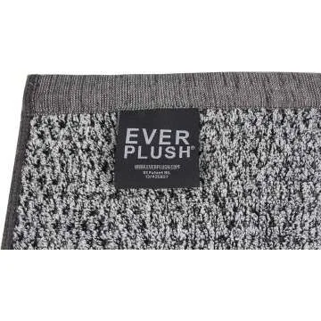 Elegant Grey Diamond Jacquard Bath Towel Set