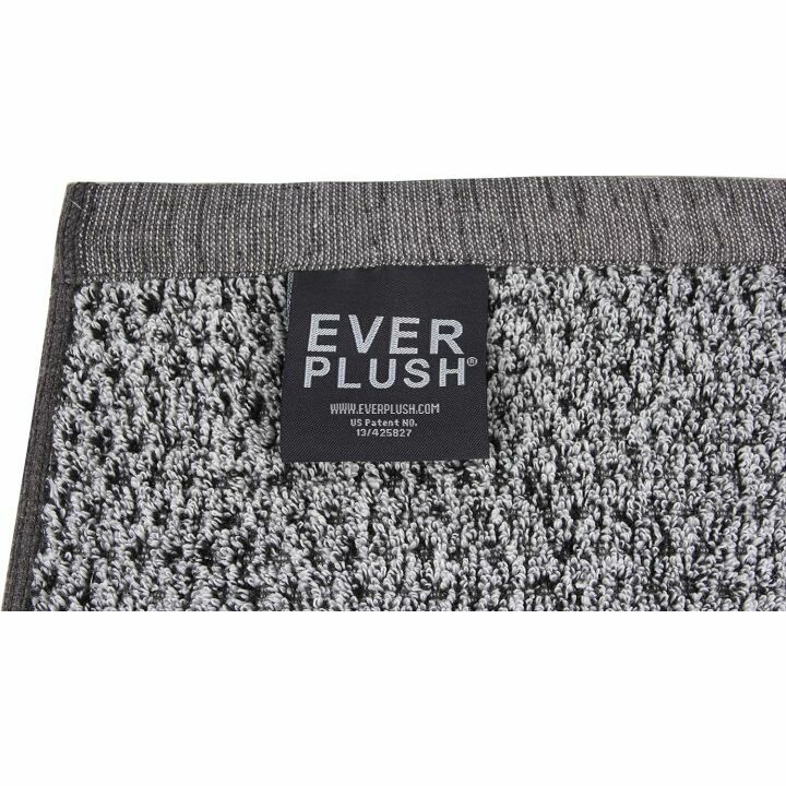 Elegant Grey Diamond Jacquard Bath Towel Set