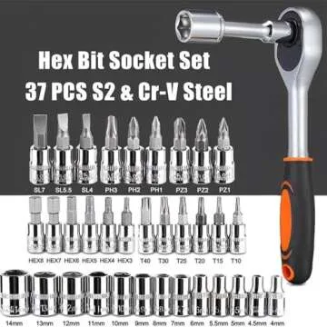 ZRW 46-Piece Ratchet Set for Home and Auto Repairs