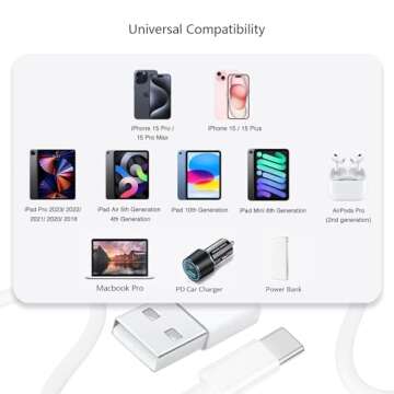 Car Carplay Cable for iPhone 16E 15 Pro Max Charging