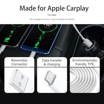 Car Carplay Cable for iPhone 16E 15 Pro Max Charging