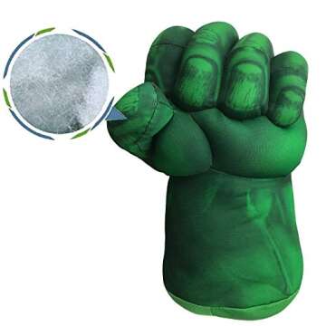 Superhero Plush Gloves for Kids Cosplay & Fun