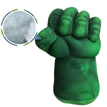 Superhero Plush Gloves for Kids Cosplay & Fun