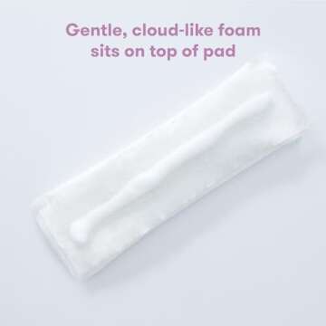 Frida Mom 2-in-1 Postpartum Absorbent Perineal Ice Maxi Pads + Perineal Medicated Witch Hazel Healing Foam for Postpartum Care, Relieves Pain and Reduces Swelling for Perineal Area