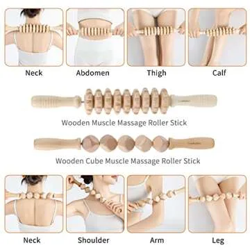 Airelax 7 In 1 Wood Therapy Massage Tools for Wellness