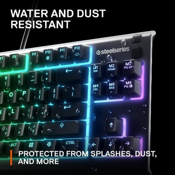 SteelSeries Apex 3 TKL Fast-Response RGB Gaming Keyboard