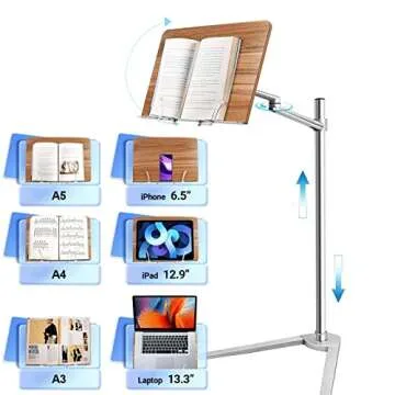 Ergonomic Shikha Book Stand for Reading and Devices