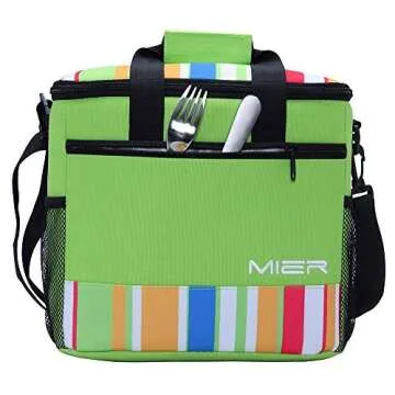 MIER Insulated Lunch Cooler Bag for Work and Travel