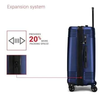 Bugatti Nashville Collection 3 Piece Eco-Friendly Luggage Set