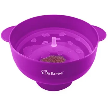 Salbree Silicone Microwave Popcorn Popper No Oil Needed