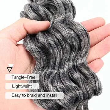 ToyoTree Ocean Wave Crochet Hair - Elegant Wavy Extensions
