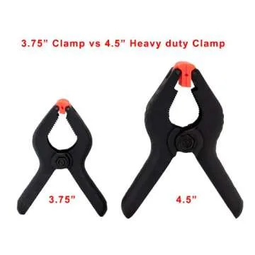 Heavy Duty Muslin Clamps for Photography and Gardening
