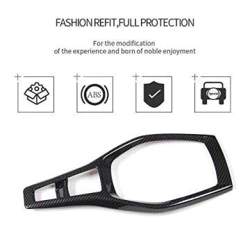 CheroCar Gears Shift Panel Trim for 2016+ Camaro