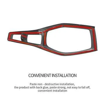 CheroCar Gears Shift Panel Trim for 2016+ Camaro