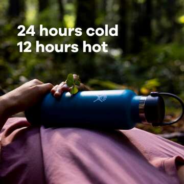 Insulated Hydro Flask Water Bottle with Flex Cap