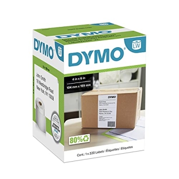 DYMO Authentic LW Extra-Large Shipping Labels - 220 Roll for DYMO LabelWriter 5XL and 4XL