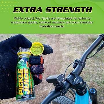 Pickle Juice Sports Drink Shots, Extra Strength - Relieves Cramps Immediately - Electrolyte Pickle J...
