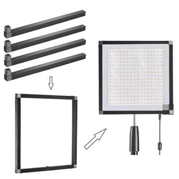 Neewer Foldable LED Lighting Panel with Remote Control