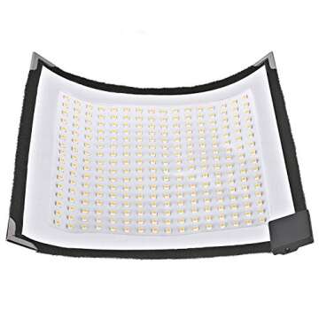 Neewer Foldable 256 LED Lighting Panel on Frabic, with 2.4G 11-Channel Remote Control and AC