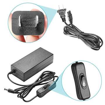 Neewer Foldable 256 LED Lighting Panel on Frabic, with 2.4G 11-Channel Remote Control and AC