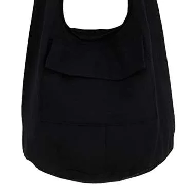 Unique Handmade Bohemian Black Cotton Sling Bag
