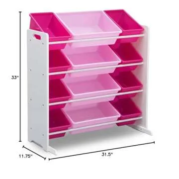 Delta Children Kids Toy Storage Organizer with 12 Bins