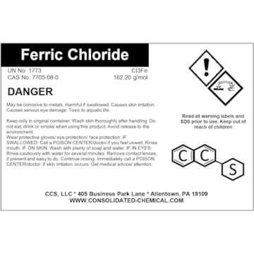 Ferric Chloride PCB Etchant 120ml (4oz) Bottle