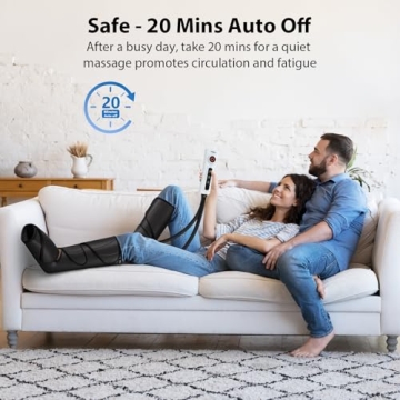 CINCOM Leg Massager for Circulation and Pain Relief