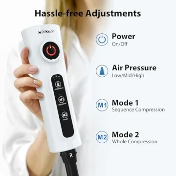 CINCOM Leg Massager for Circulation and Pain Relief