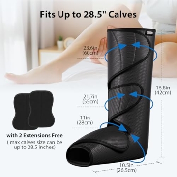 CINCOM Leg Massager for Circulation and Pain Relief