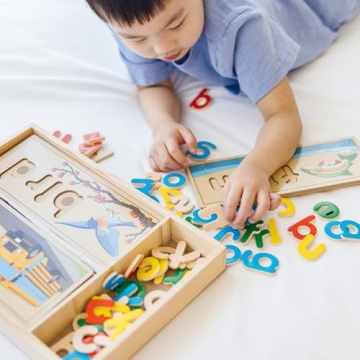 Melissa & Doug See & Spell Wooden Toy for Ages 4+