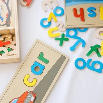 Melissa & Doug See & Spell Wooden Toy for Ages 4+