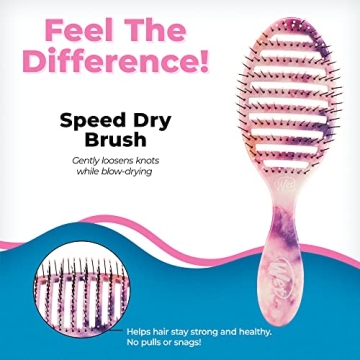Wet Brush Speed Dry Hair Brush - Efficient Detangling for All Hair Types