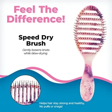 Wet Brush Speed Dry Hair Brush - Efficient Detangling for All Hair Types