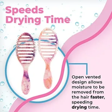 Wet Brush Speed Dry Hair Brush - Efficient Detangling for All Hair Types