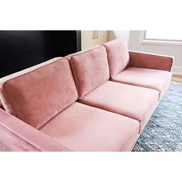 Chic ALBANY PARK Mid-Century Modern Velvet Sofa
