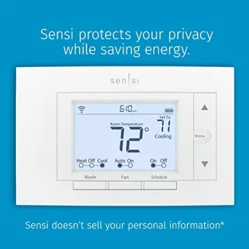Sensi Smart Thermostat: Wi-Fi & Alexa Compatible