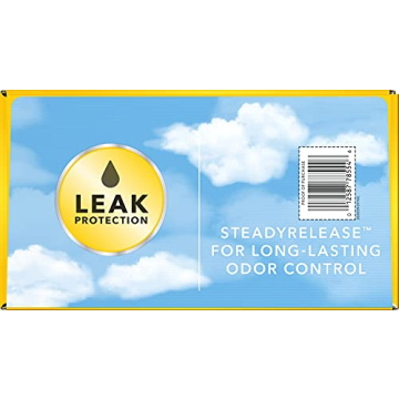 Glad Tall Kitchen Drawstring Trash Bags - Odorshield 13 Gallon White Trash Bag, Febreze Fresh Clean, 110 Count