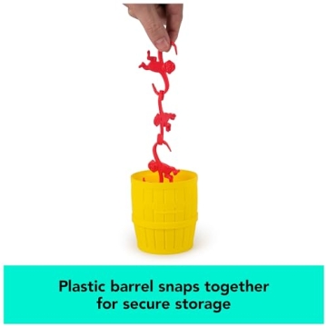 Classic Family Fun Barrel of Monkeys Game for Kids 3+