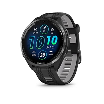 Garmin Forerunner® 965 Running Smartwatch, Colorful AMOLED Display, Training Metrics and Recovery I...