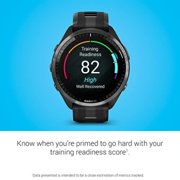 Garmin Forerunner 965 Smartwatch with AMOLED Display, GPS, Black & Gray