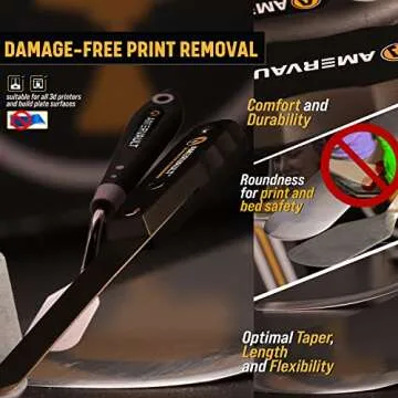Premium 3D Print Removal Tool Kit for Easy Print Separation