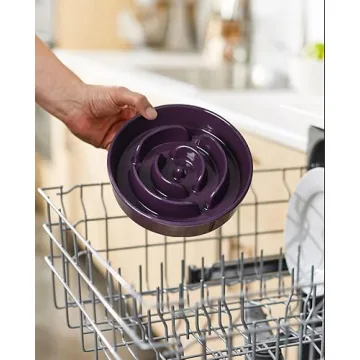 LE TAUCI Slow Feeder Ceramic Dog Bowl for Fast Eaters