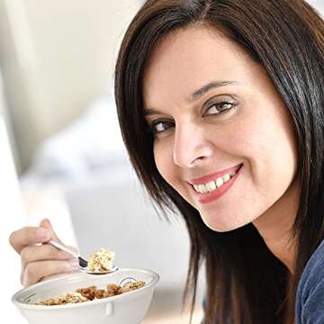 Portion Perfection Measuring Bowls, PORCELAIN, Set of 2, Portion Control Diabetes, Weight Control & Bariatric Surgery Must Haves. These Food Measuring Cups for Weight Management are Accurate