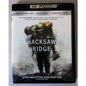 Hacksaw Ridge [4K Ultra HD + Blu-ray + Digital] [4K UHD]