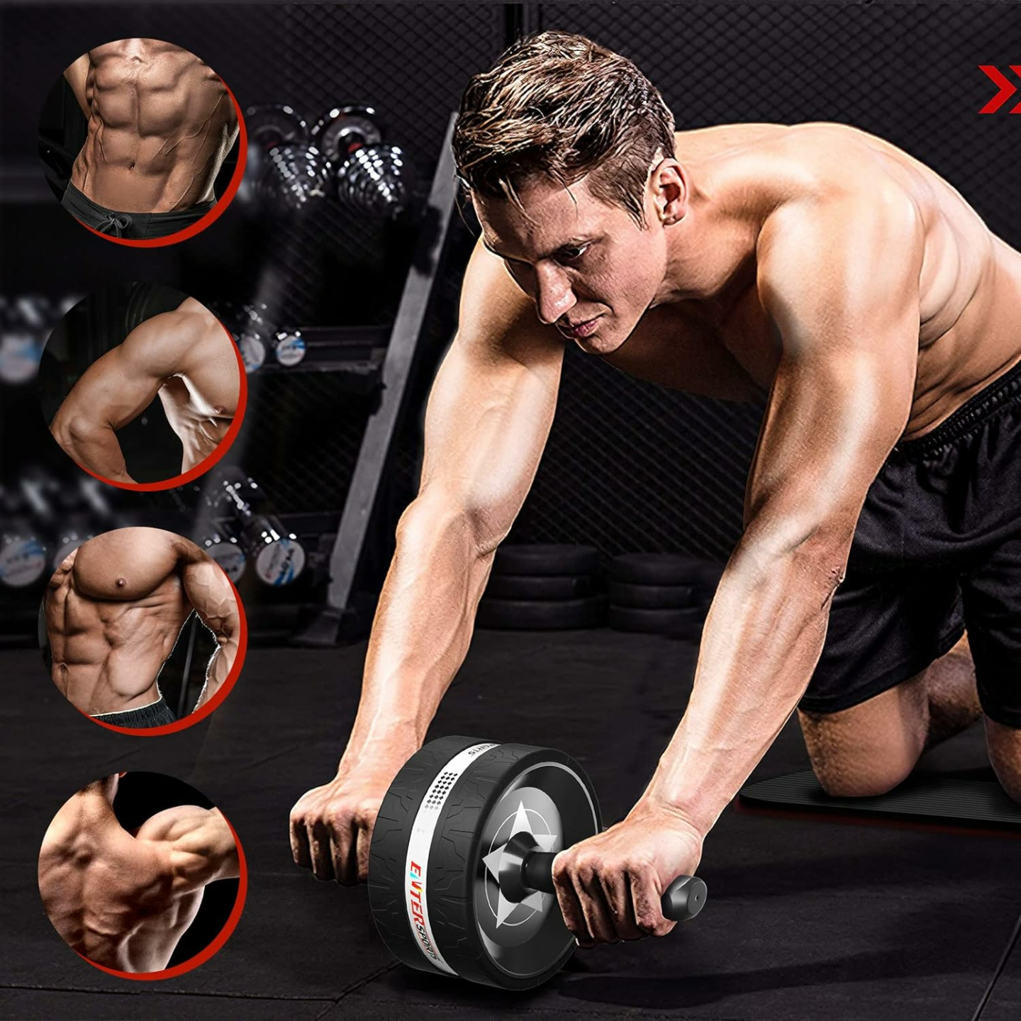 Ab Rollers Wheel Kit for Core Strength Training