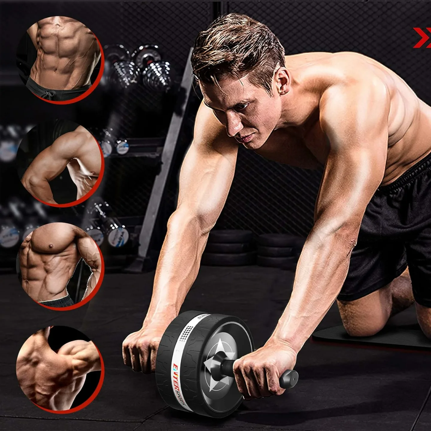 Ab Rollers Wheel Kit for Core Strength Training