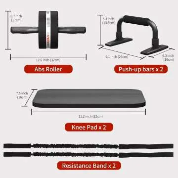 Ab Rollers Wheel Kit for Core Strength Training