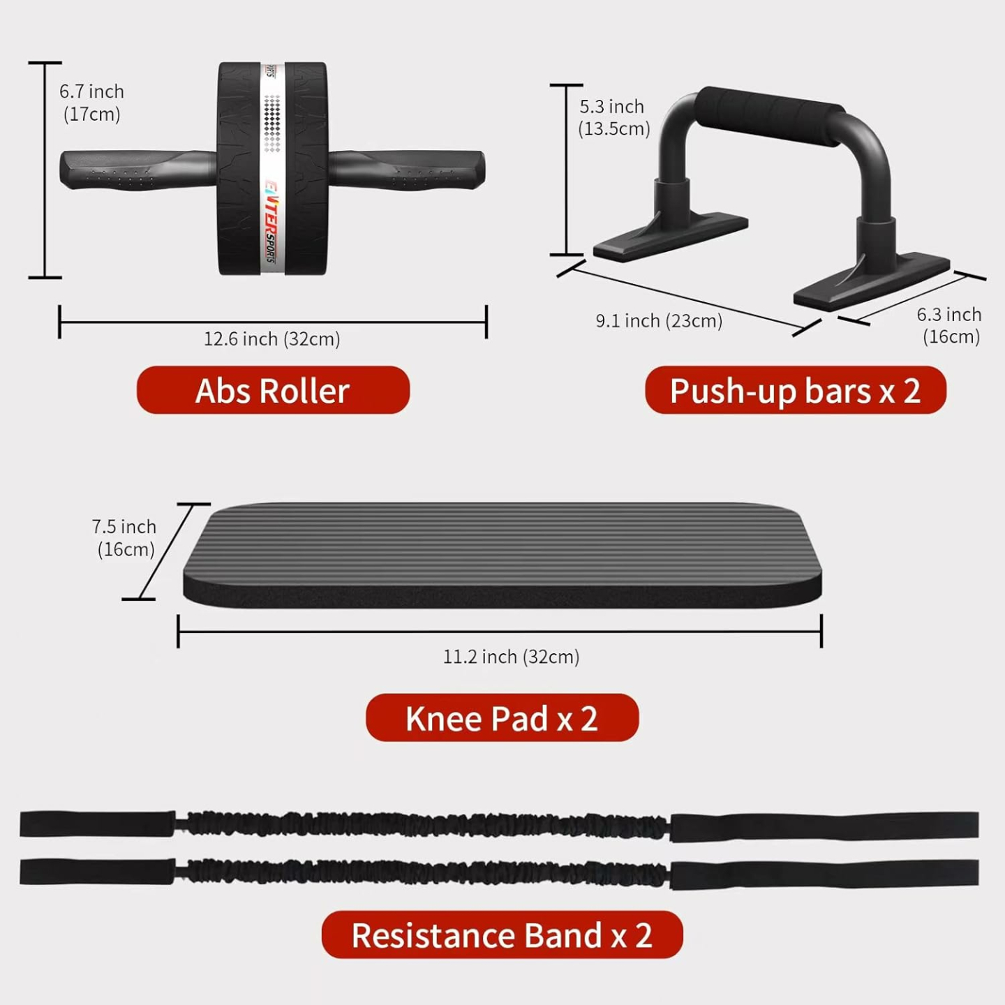 Ab Rollers Wheel Kit for Core Strength Training